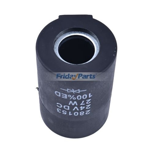 24V 27W Aftermarket Bucher 280153 Solenoid Valve Coil for Excavator