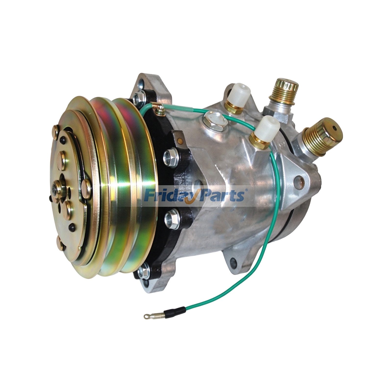 Compresor de aire acondicionado SD507 de 24 V, 2 unidades, 125 mm, 5111 para Vehículo