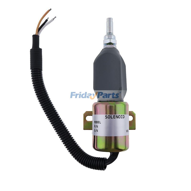 Loader 24V 3 Wires Stop Solenoid 4D102E-1 6D102E-1 4D95L-1