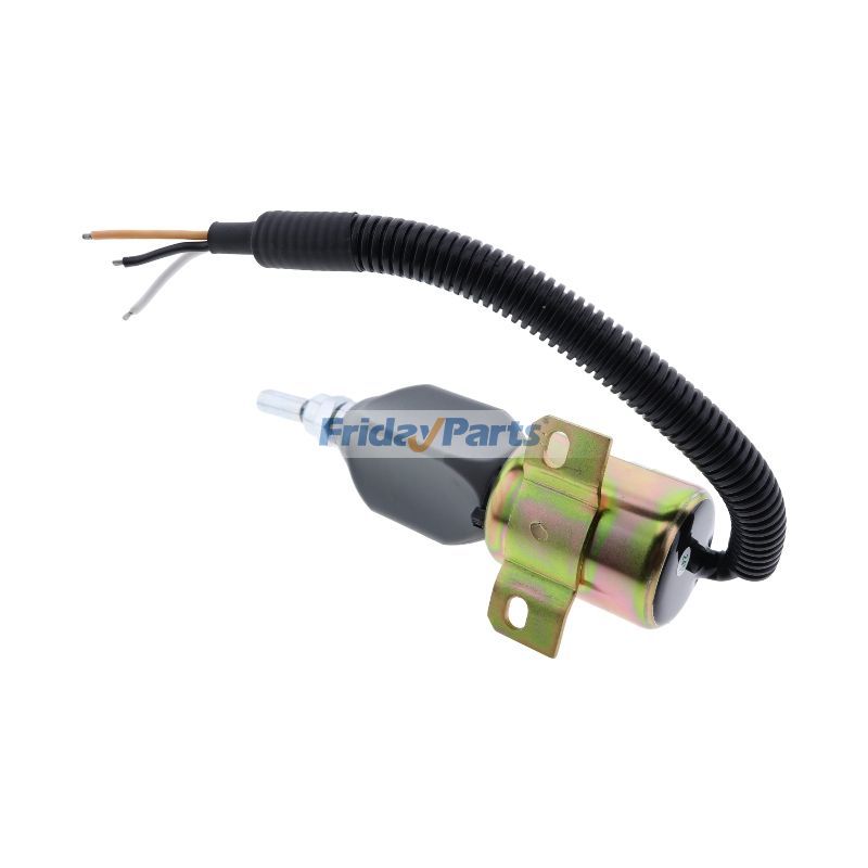 24V 3 Wires Stop Solenoid 4D102E-1 6D102E-1 4D95L-1 for Loader