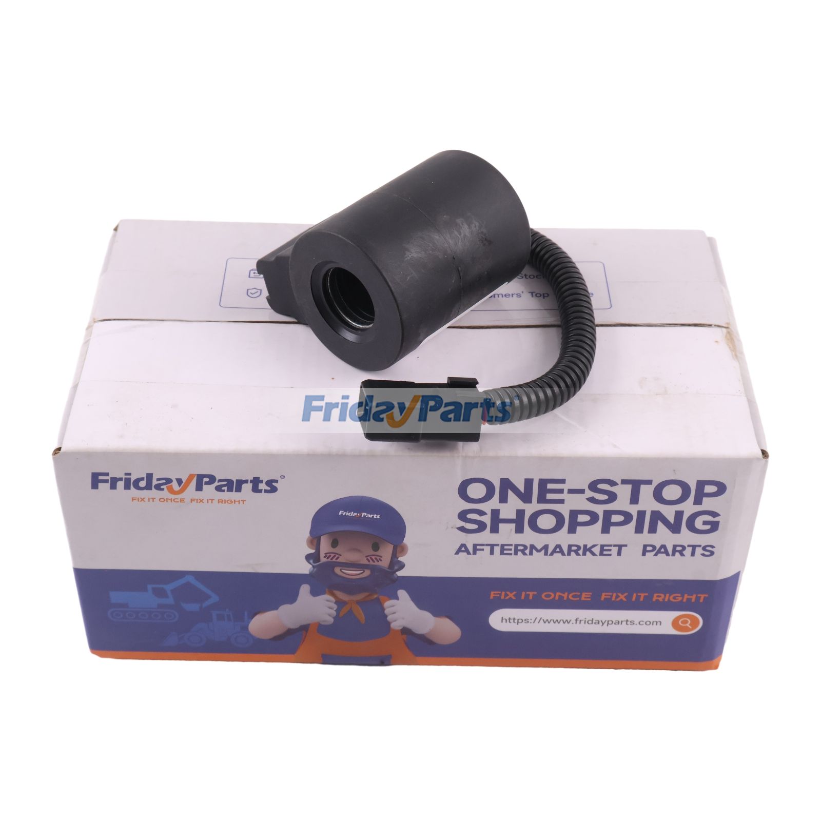 24V 27W Aftermarket Bucher 280276 Solenoid Valve Coil for Excavator Dozer