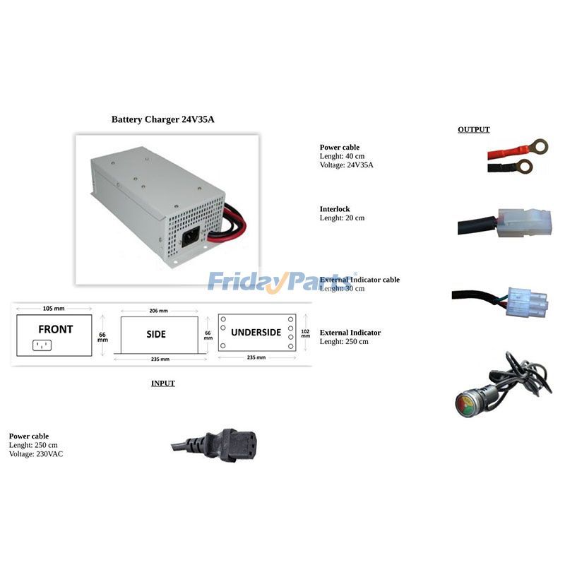 24V 35A Battery Charger in Stock in China