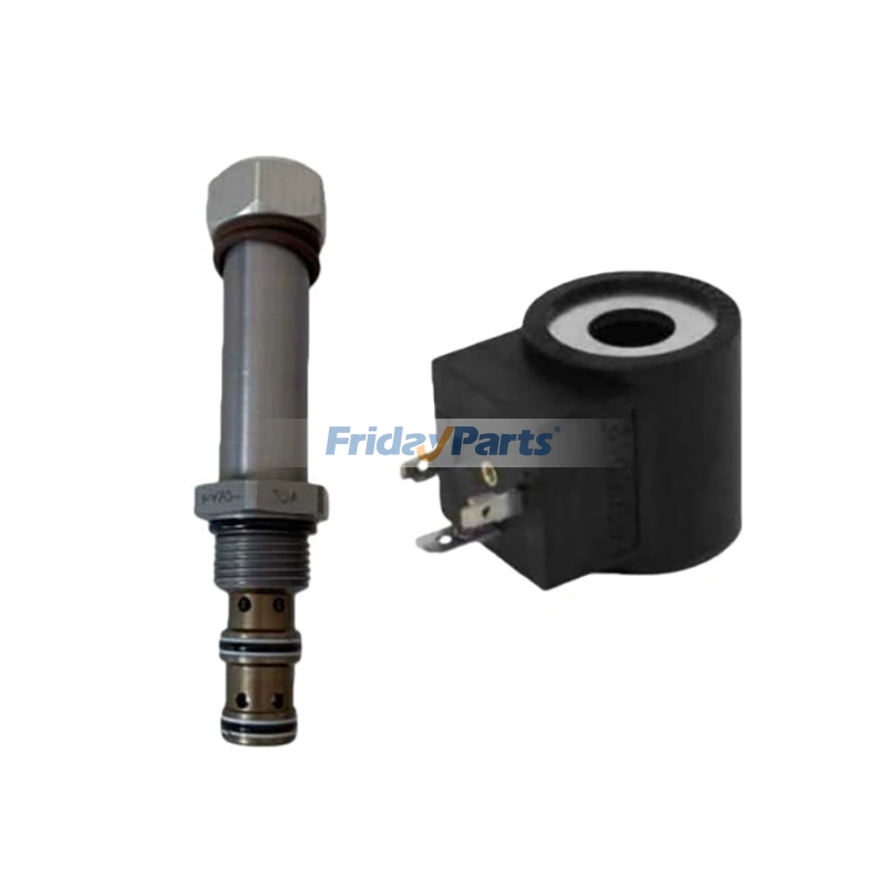 Reemplazo de válvula solenoide de 24 V con conector de 3 pines para Hydraforce PV70-30A-0-N-24DG