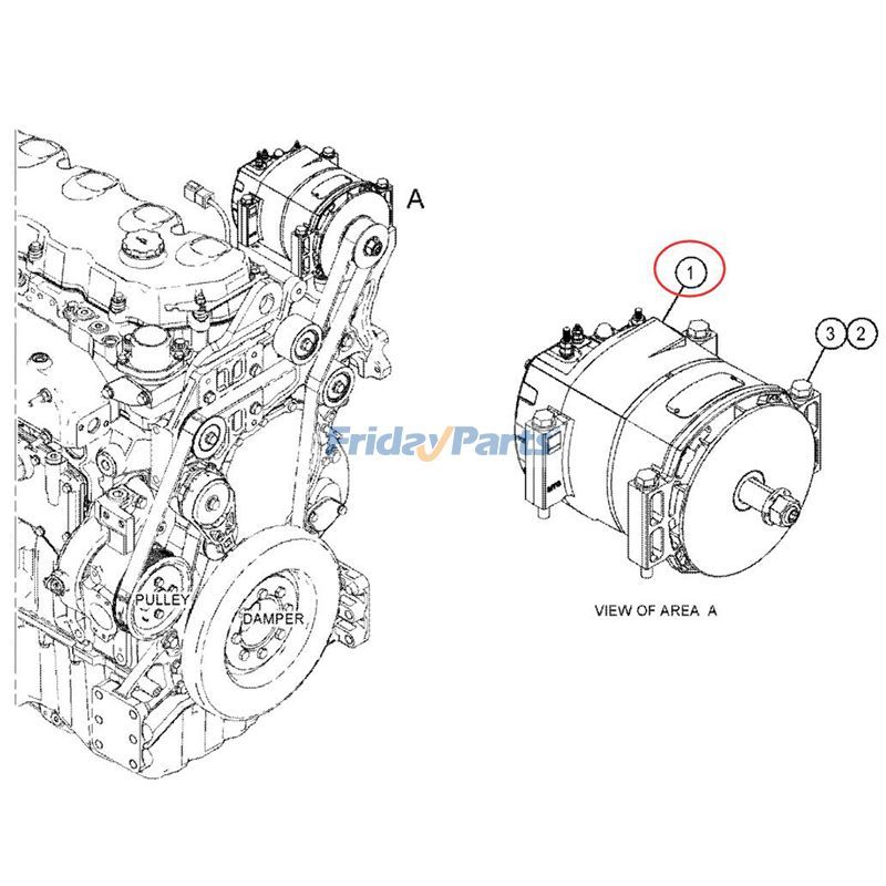 Alternador 24 V 70 A 362-0732 para motor Caterpillar CAT C18 C9.3 C32 C175-16 3512E