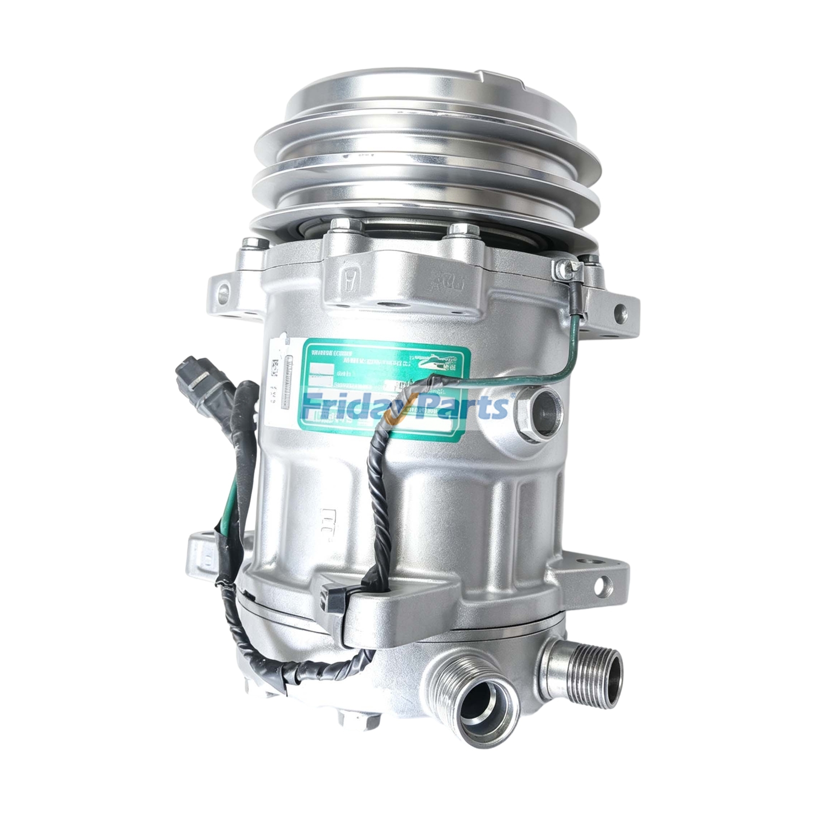 24V 7H15 2PK 132mm Klimakompressor S8236 für Traktor, Mähdrescher, LKW