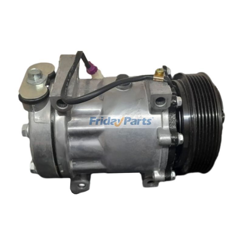 24V 7H15 6PK A/C Compressor Assembly 458102558 for Weichai Engine WP12 XCMG Off-Highway Truck