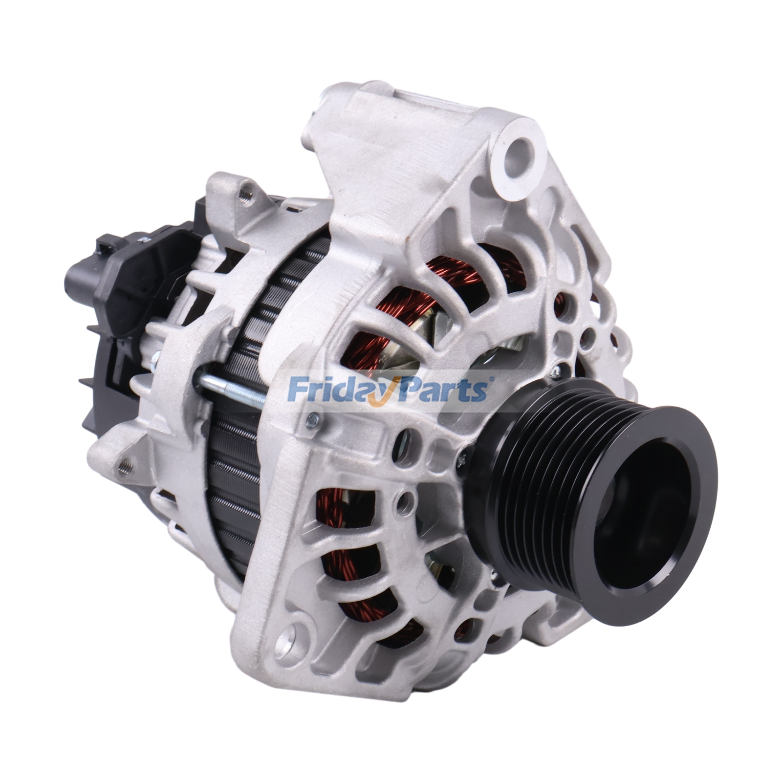 Alternateur 24V 80A AT446381 pour moteur John Deere 4045 6068 6090 Chargeur 444G 524K 544K 624K 644K Bulldozer 700J-II 750J-II 850J-II