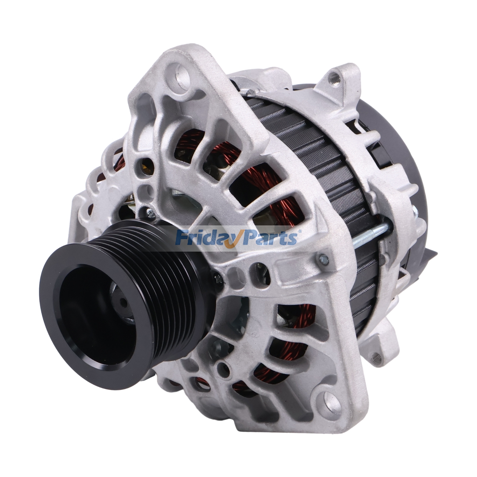 Alternateur 24V 80A AT446381 pour moteur John Deere 4045 6068 6090 Chargeur 444G 524K 544K 624K 644K Bulldozer 700J-II 750J-II 850J-II