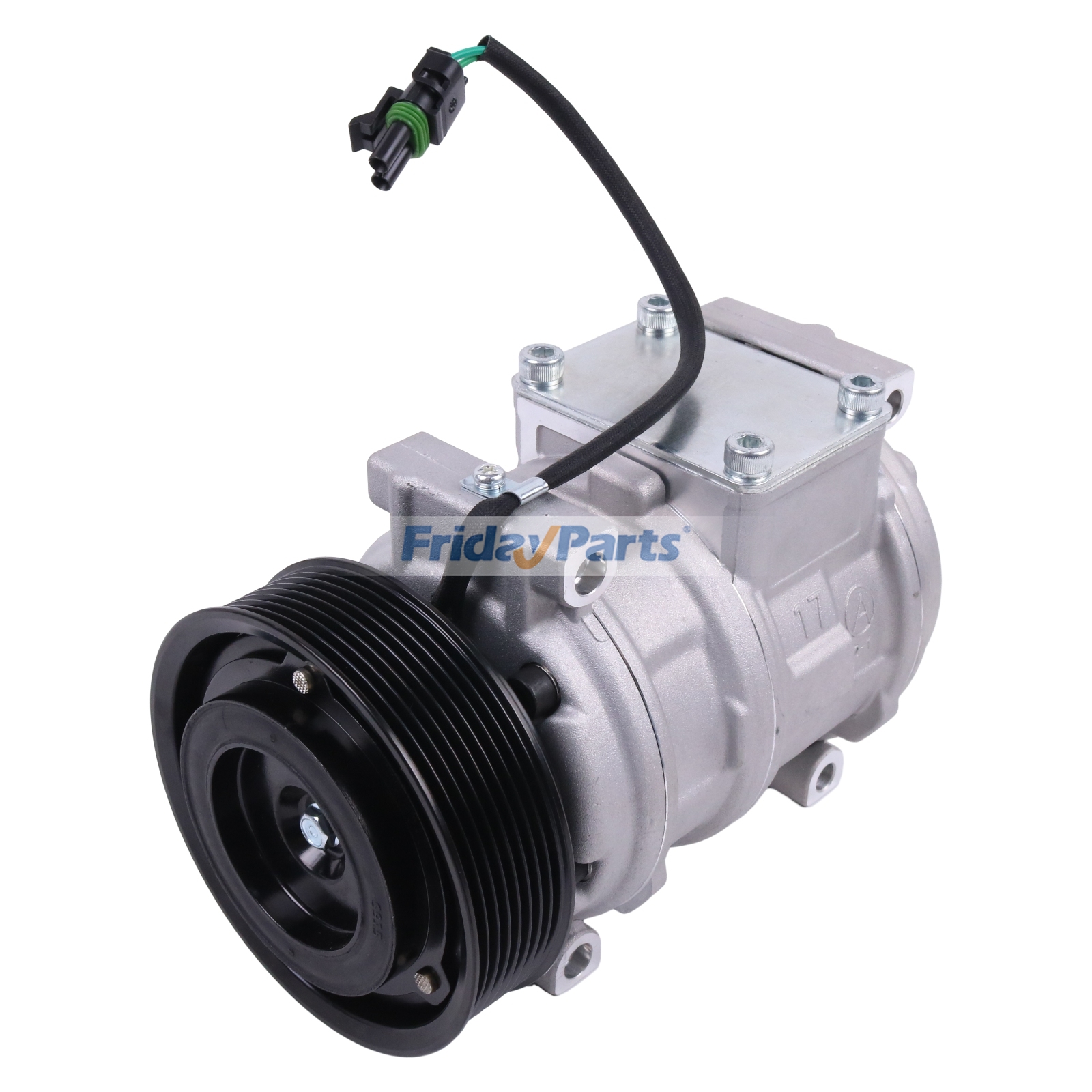 Compresseur de climatisation 24 V 8PK 10PA17C AT211063 pour chargeuse John Deere 744H 744J 824J