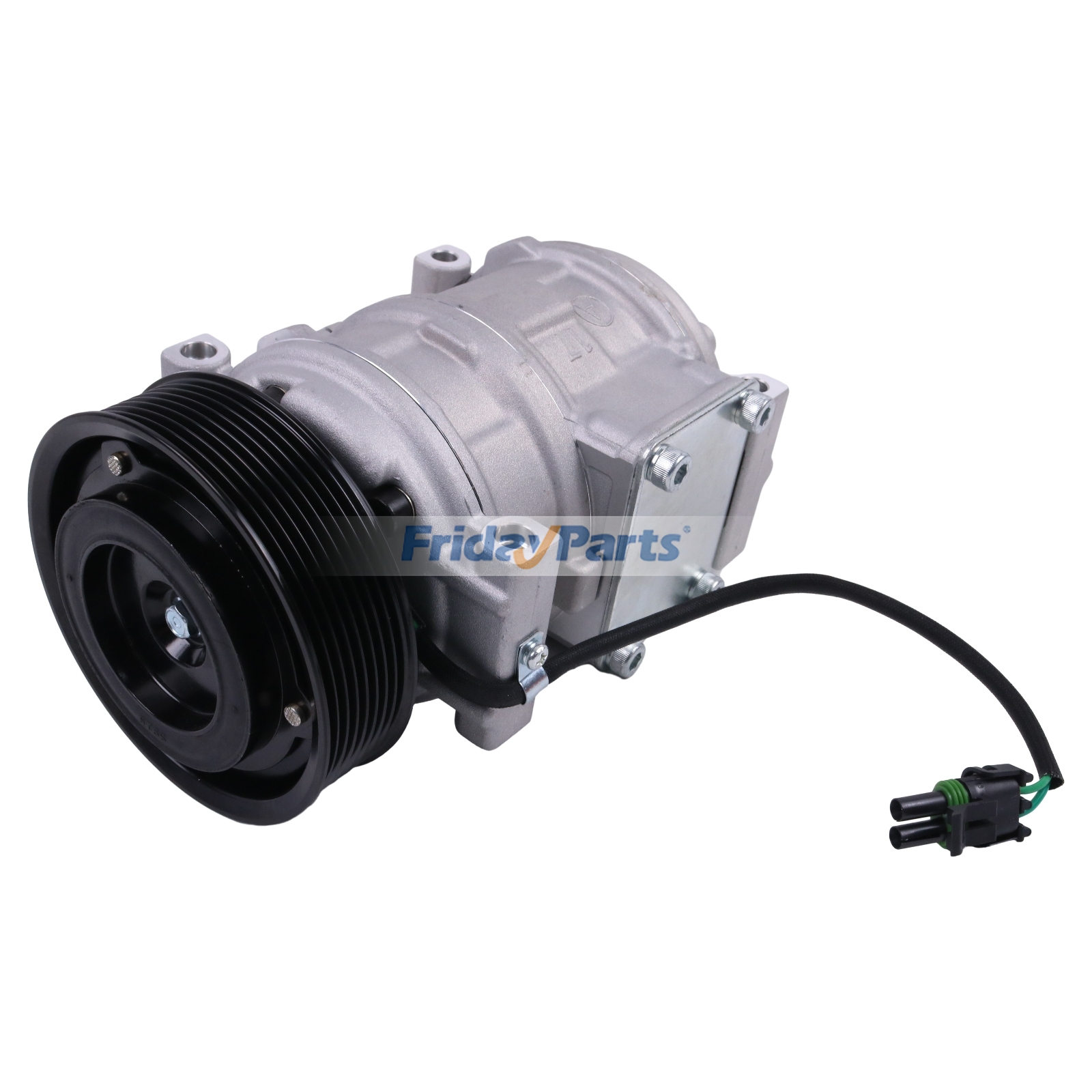 Compresseur de climatisation 24 V 8PK 10PA17C AT211063 pour chargeuse John Deere 744H 744J 824JpourPour JOHN DEERE