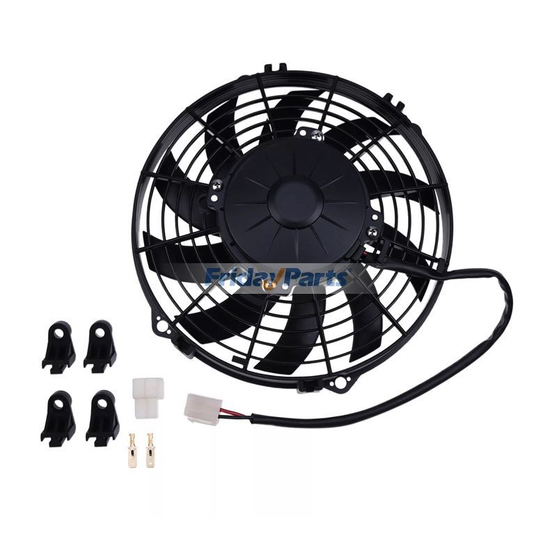 24V 9" Aftermarket Spal VA07-BP7/C-31A 30100344 Electric Cooling Radiator Fan Blower for Engine Excavator Loader Tractor