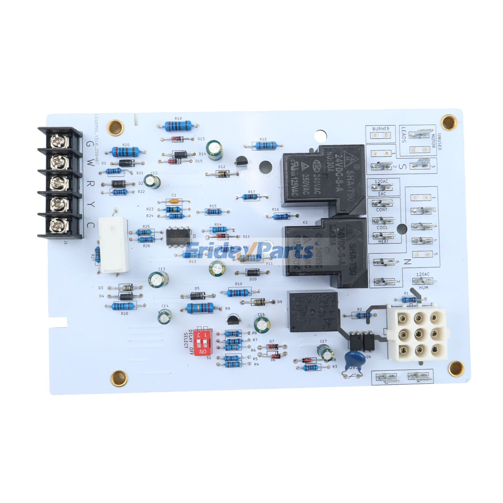 Compre Placa de circuito de controle de ventilador Honeywell ST9103A1002 de reposição de 24 V para sistema de aquecimento de ar forçado de forno a óleo na FridayParts