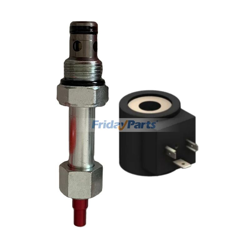 Electroválvula de cartucho Hydraforce SV08-23P-0-N-24DG de 24 V con bobina para excavadora, cargadora y grúa