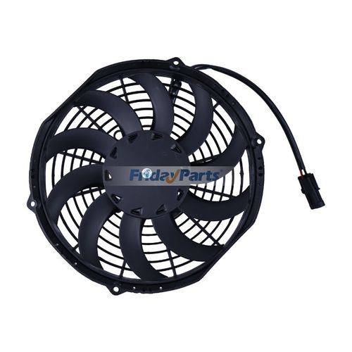 24V Aftermarket Spal 30100391 VA09-BP12/C27S Electric Cooling Radiator ...