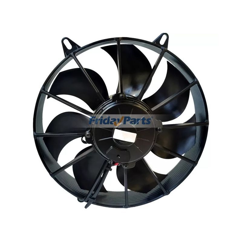24V Aftermarket Spal 30102642 VA03-BP70/LL-68A Cooling Fan for Excavator Loader Dozer