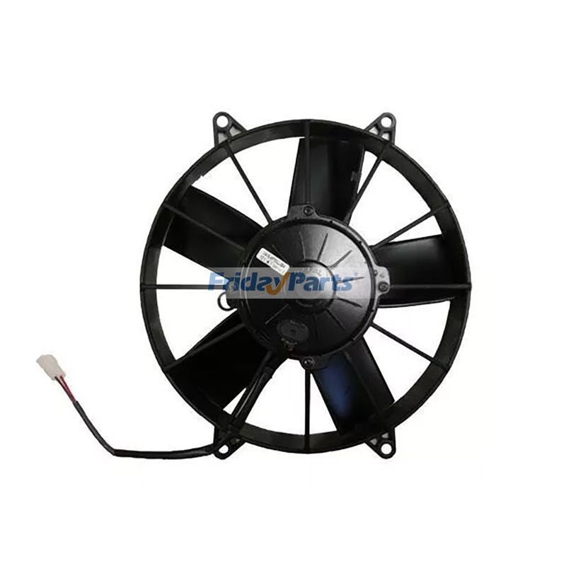 24V Aftermarket Spal VA15-BP70/LL-39A 10" Extrator Condensador Conjunto de Ventilador de Resfriamento para Caminhão