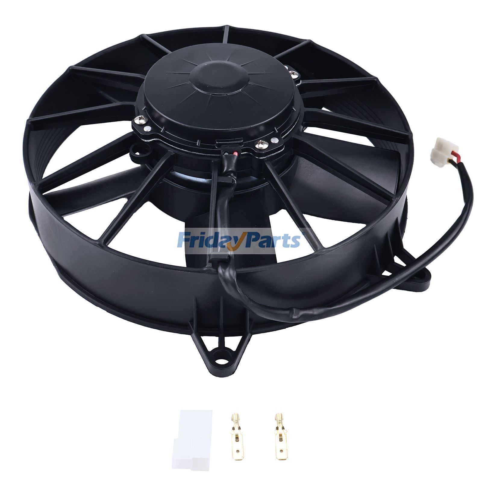 24 V Aftermarket Spal VA15BP70LL39S 10" Paddelblatt-Drücker Kfz-Kühllüfterbaugruppe für LKW