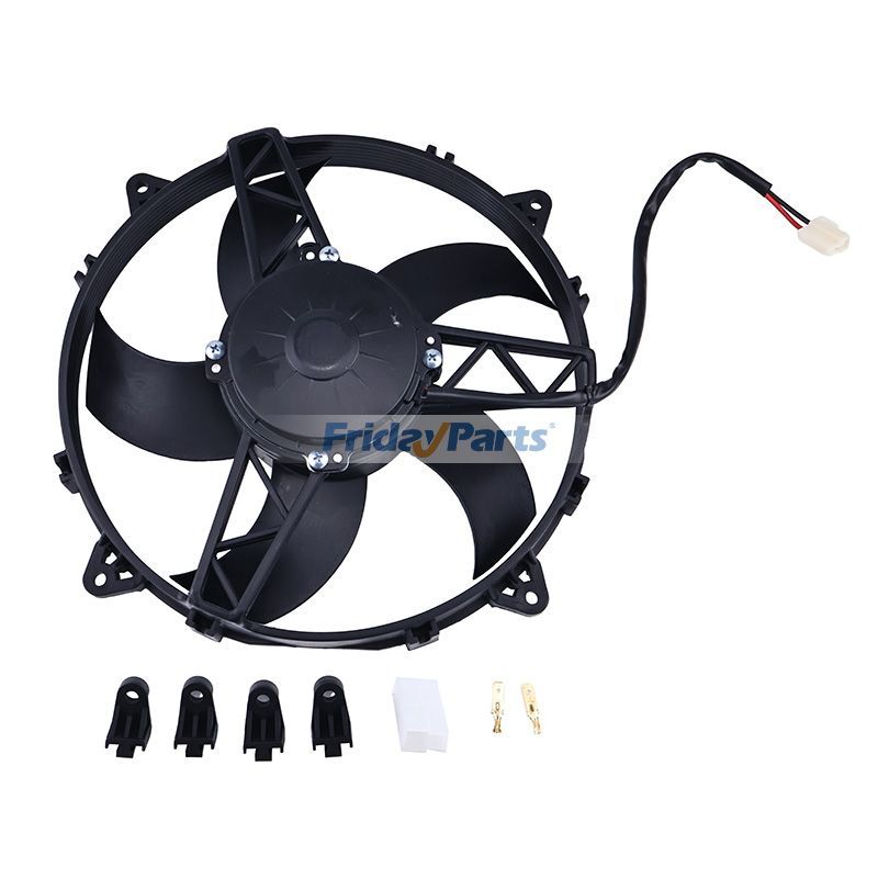24V Aftermarket Spal VA26-BP50/C-44A Cooling Fan for Excavator Loader Dozer