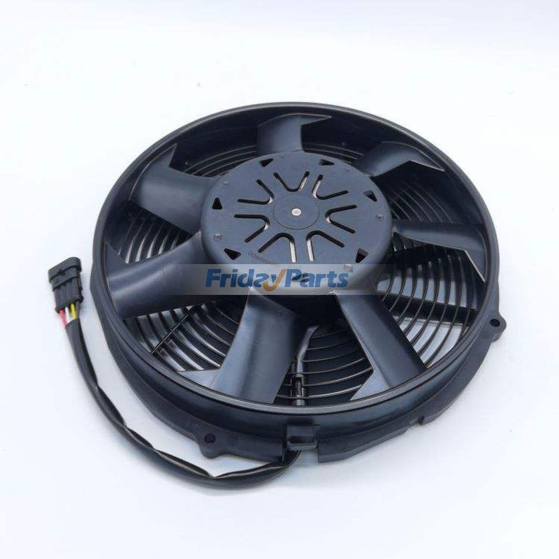 24V Aftermarket Spal VA90-BBL359S/R-94A Cooling Fan for Engine Generator Set Tractor Excavator