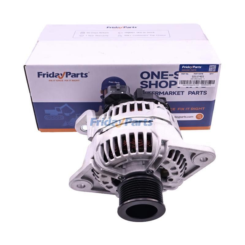 24-V-Lichtmaschine 22117421 für Volvo-Motor D16C D8A2 D9A2A TAD1341VE TAD1641GE