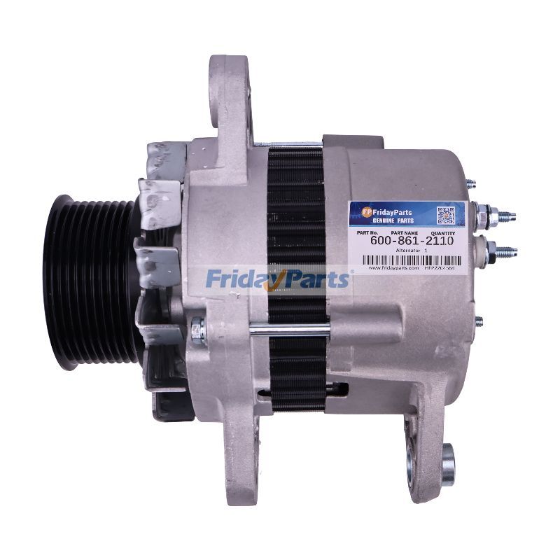 24-V-Lichtmaschine 600-861-2110 für Komatsu 4D102E-1 Motor EGS120-6 EGS120-8 EGS160-8 PC100-6 PC120-6 PC130-6 PC60-7