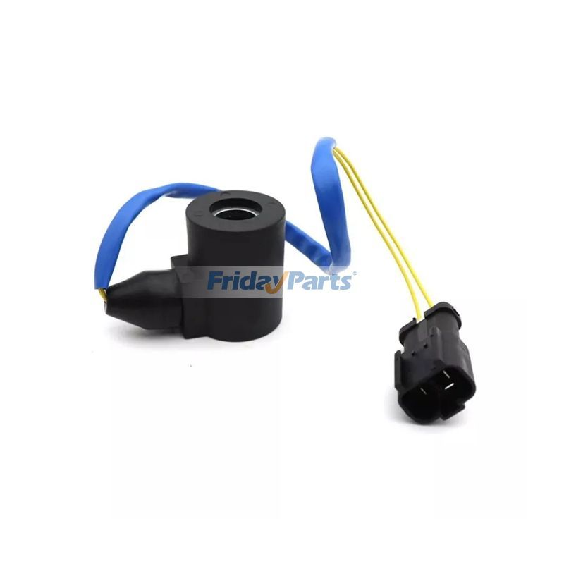24V Rotary Solenoid Valve Coil SD1224-C-1001 for Komatsu PC60-6 PC60-7 PC120-6 Sumitomo SH200 SH210 SH240 SH350 Excavator