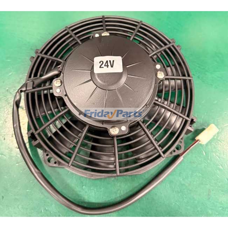 Aftermarket 24V Condenser Fan Assembly — Replacement for SPAL VA14-BP7/C-34S