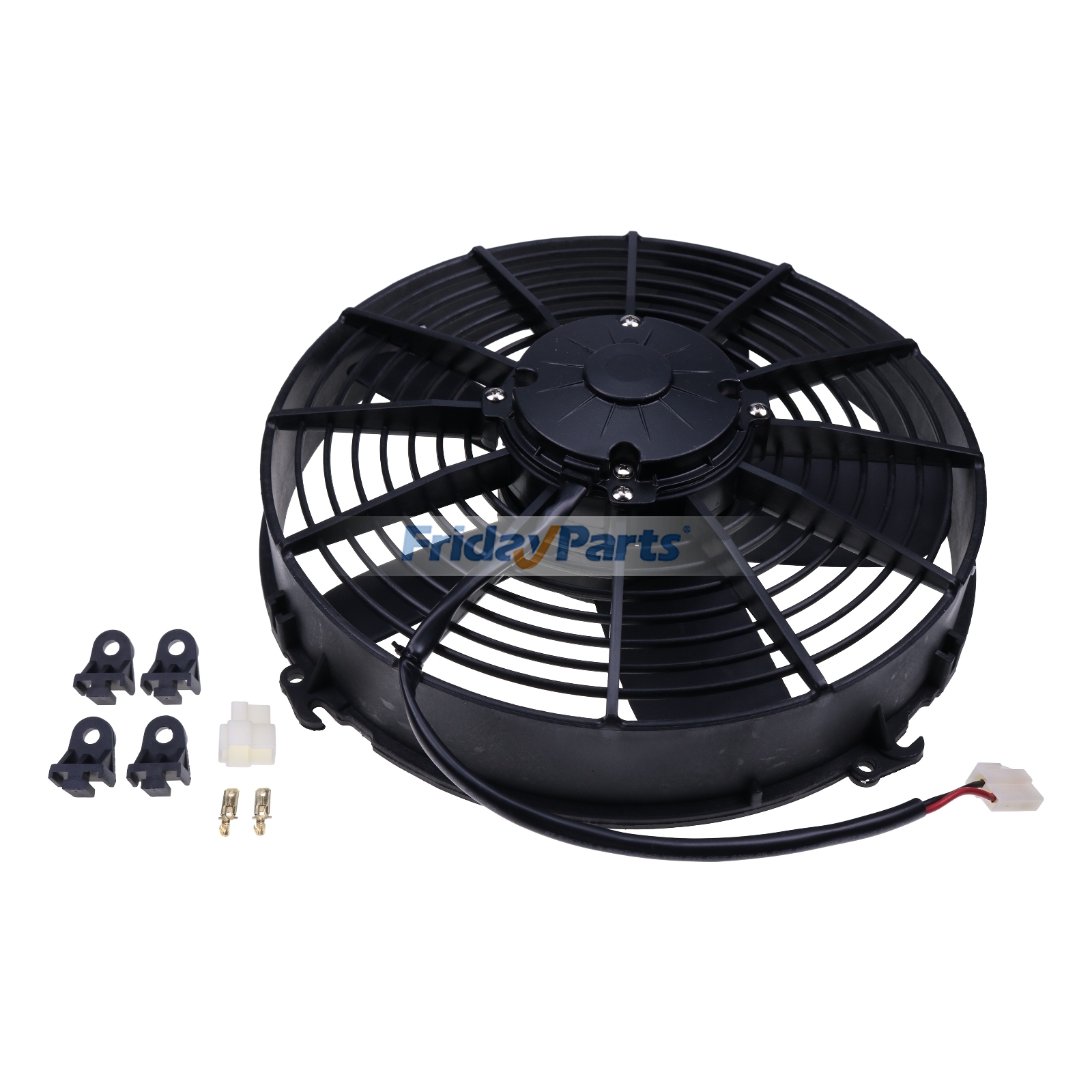 Ventilador soplador de radiador de refrigeración de 24 V, repuesto para Spal 30102535 Para Spal