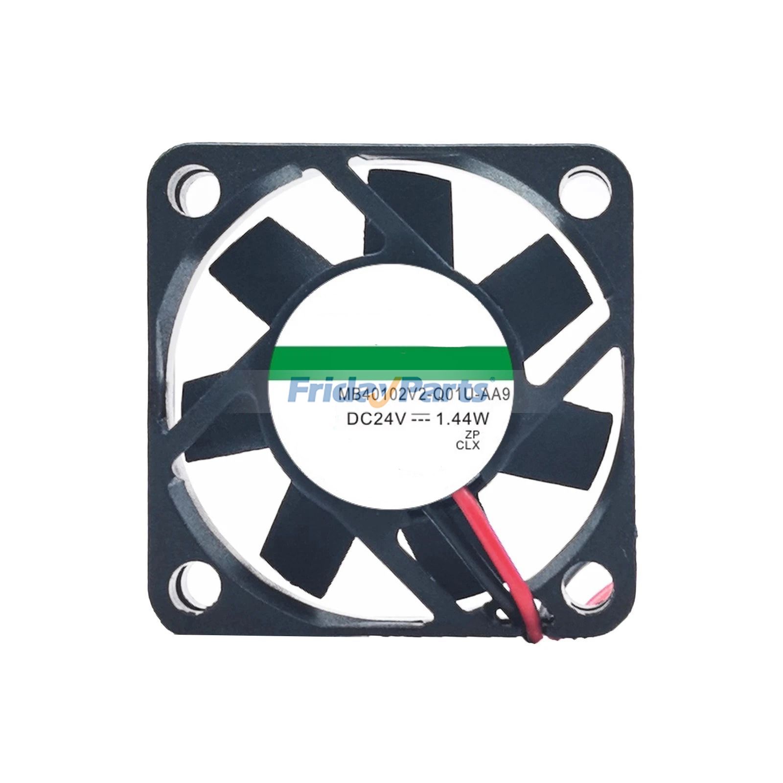 Ventilador de refrigeración de 2 cables, 24 V CC, 1,44 W, 4010, 4 cm (reemplaza a Sunon MB40102V2-Q01U-AA9) para Equipo Industrial