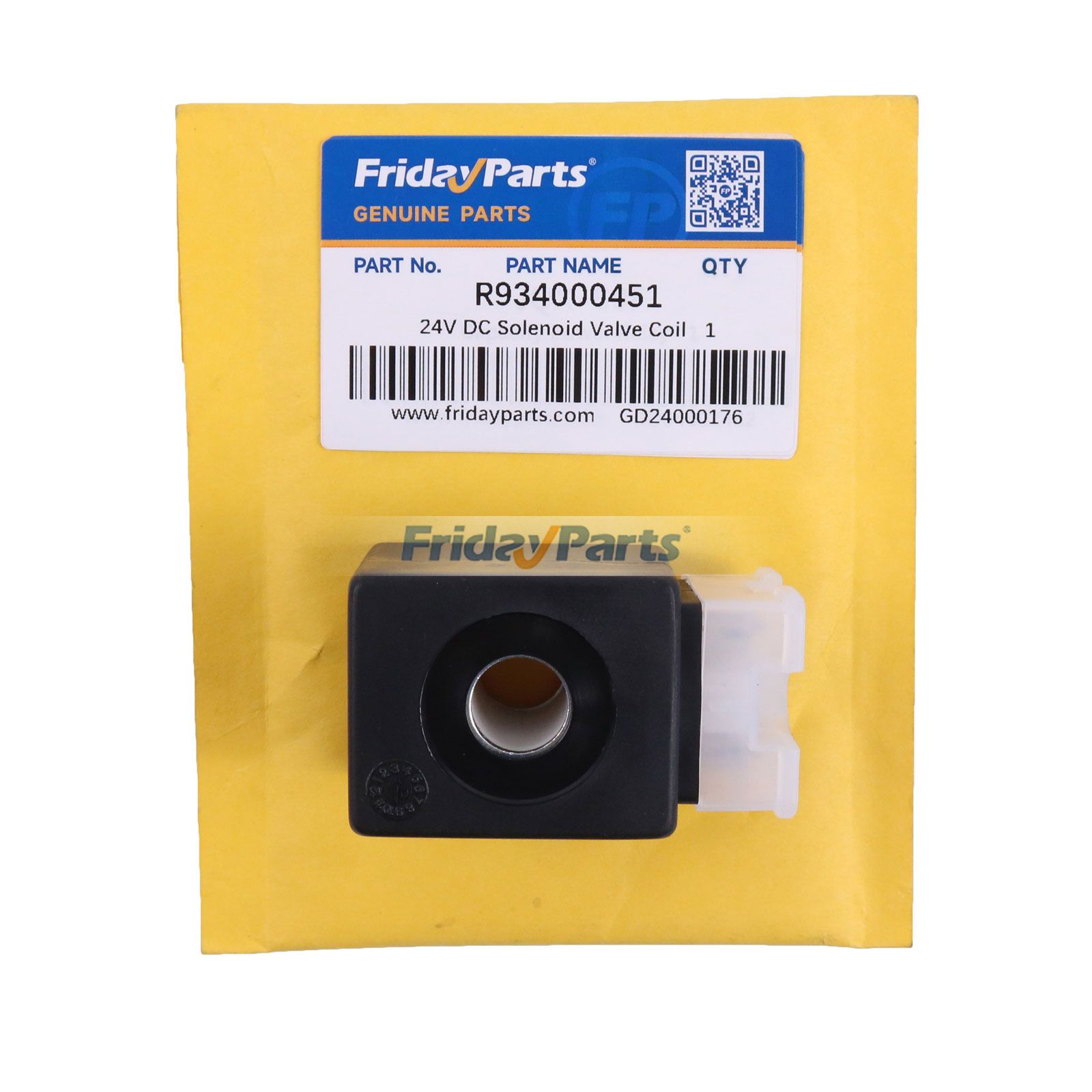 24V DC Solenoid Valve Coil R934000451 replace Bosch Rexroth