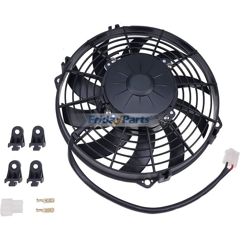 24V Electric Cooling Radiator Fan Blower 30100336 VA07-BP12/C-58A Replacement for Spal