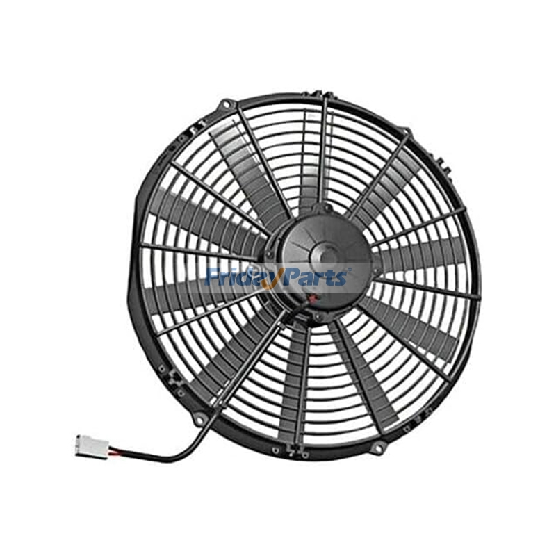 Ventilador de radiador eléctrico de 24 V, repuesto para Spal 30100655 VA09-BP17/C-54A para Refrigeración de transporte