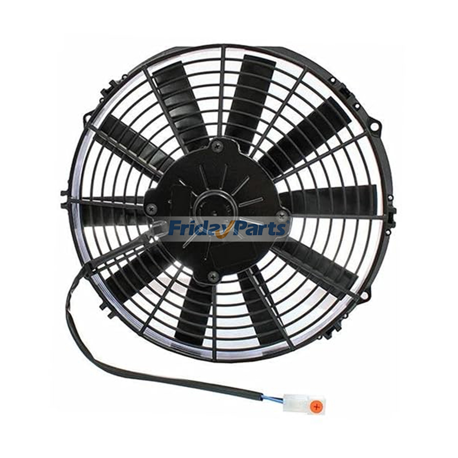 Ventilador de radiador eléctrico de 24 V, repuesto para Spal VA11-BP12C-29S 30100349
