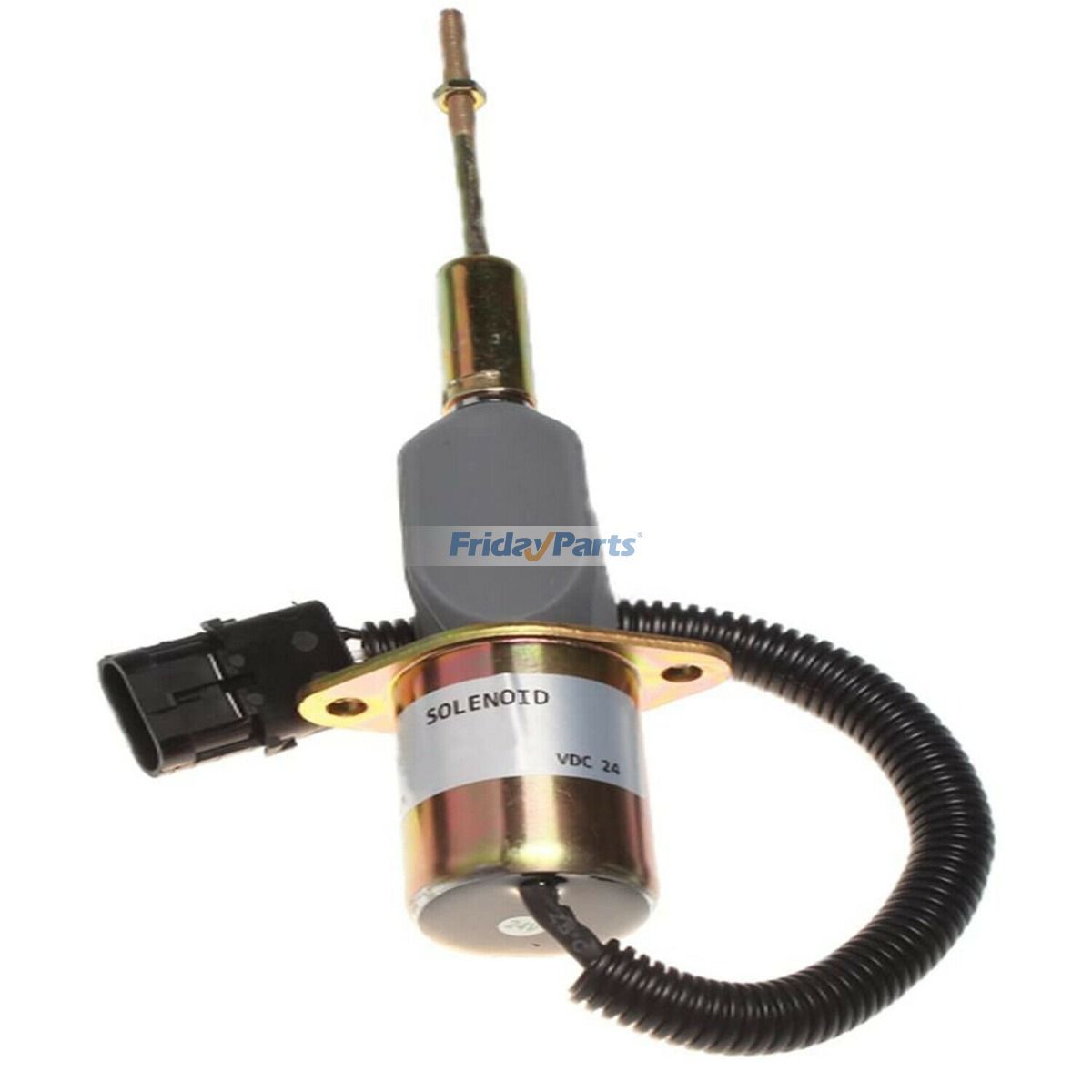 Solenoide de desligamento de combustível elétrico 24 V RE53560 para escavadeira John Deere 892ELC FridayParts