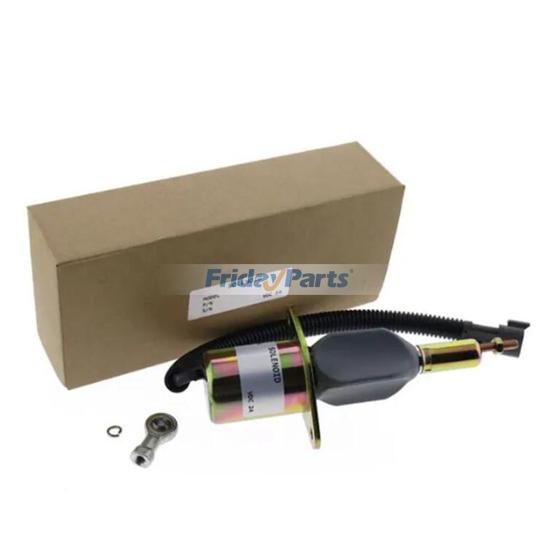 24 V Dieselmotor-Abschaltmagnet 6742-01-2310 für Komatsu-Radlader WA420-3 WA420-3CS WA420-DZ-3 WA380-DZ-3 Motor SA6D114-1AA