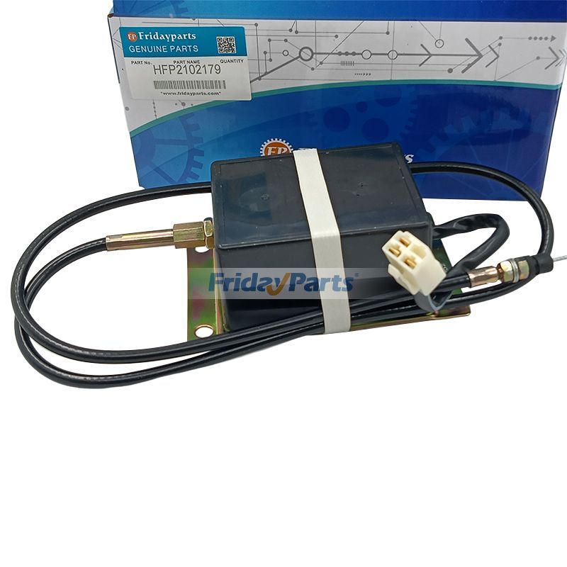 24V Electronic Shutdown Controller Flameout Valve 37B34-56010 for Dongfeng EQ153 Doosan DX300