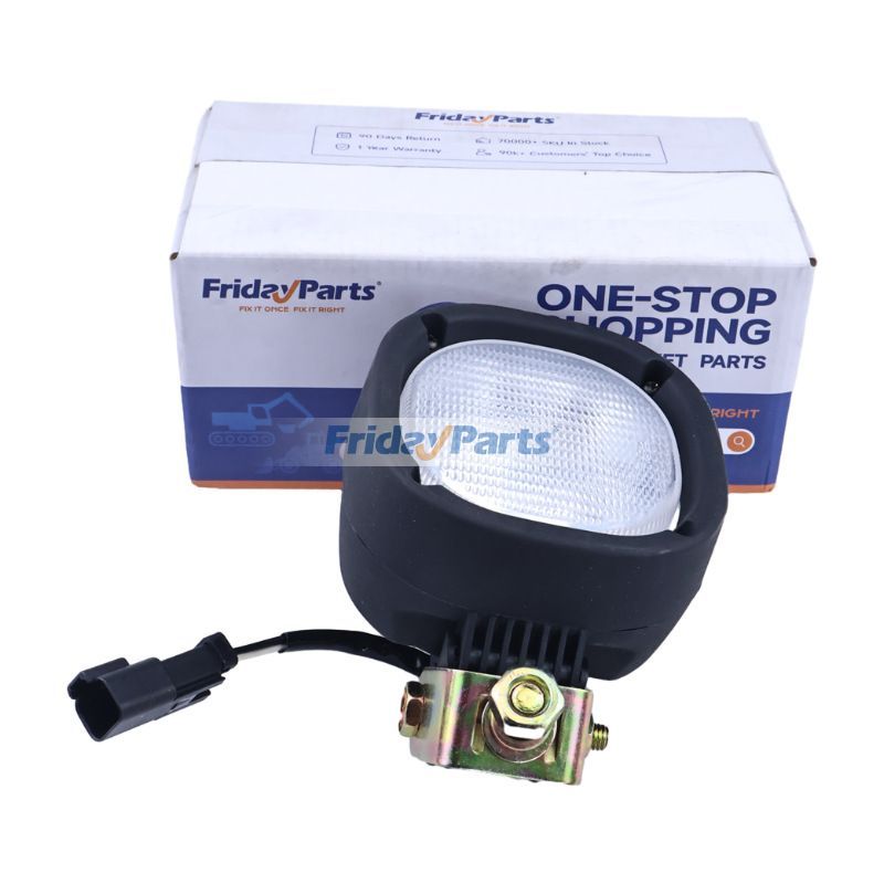 24V Floodlamp AT447051 for John Deere Engine 4045 6068 6090 6135 Loader 444K 524K 544K 624K 644K
