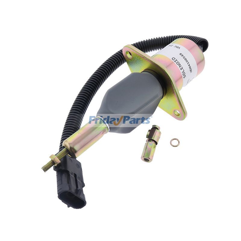 24V Fuel Shut Off Solenoid 6742-81-9110 for Komatsu Wheel Loader WA380-3
