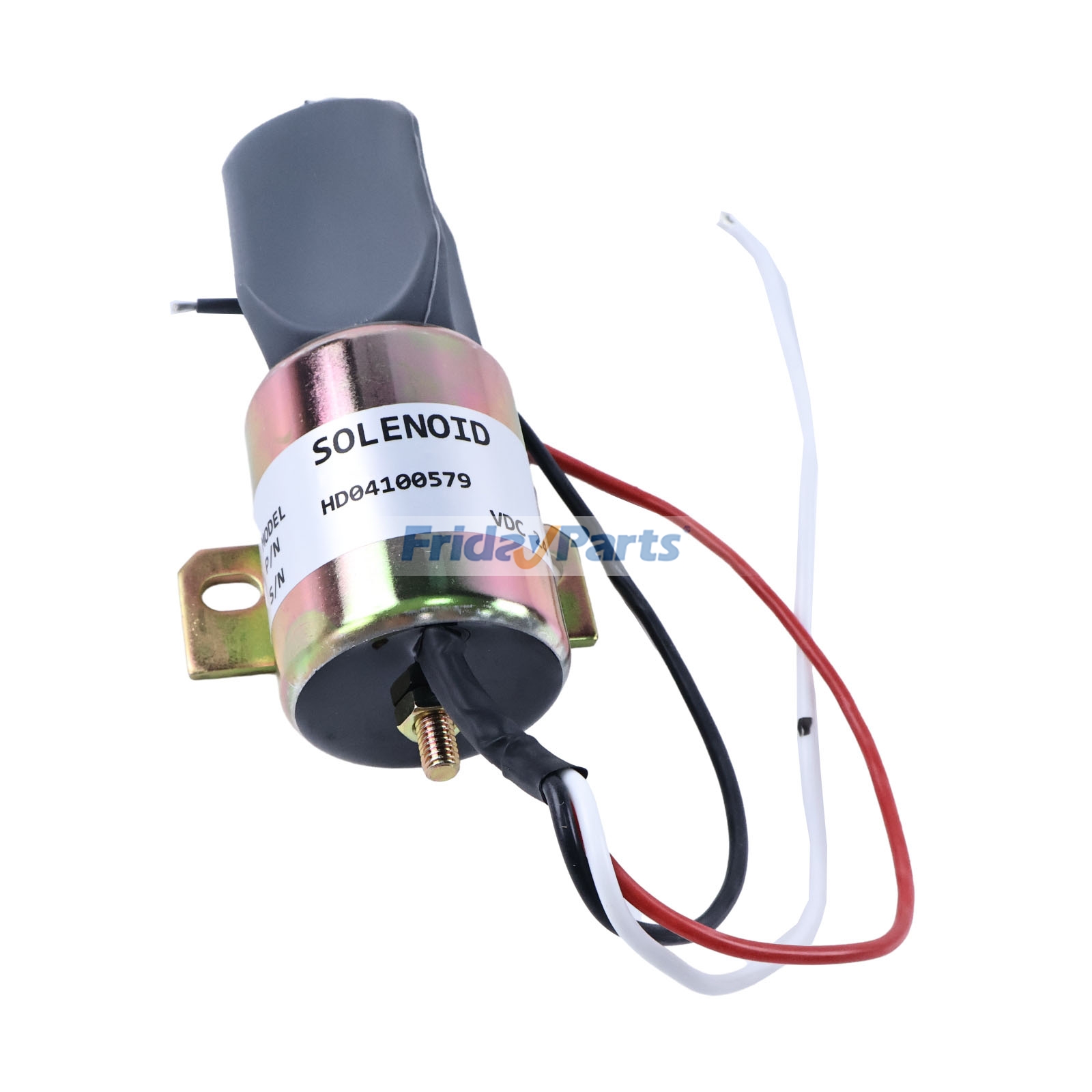 24V Fuel Shut Off Solenoid for Hyundai Excavator R200-5E R200-5 - Replaces Woodward 1756ES-24E3ULB1S5 SA-4735-24