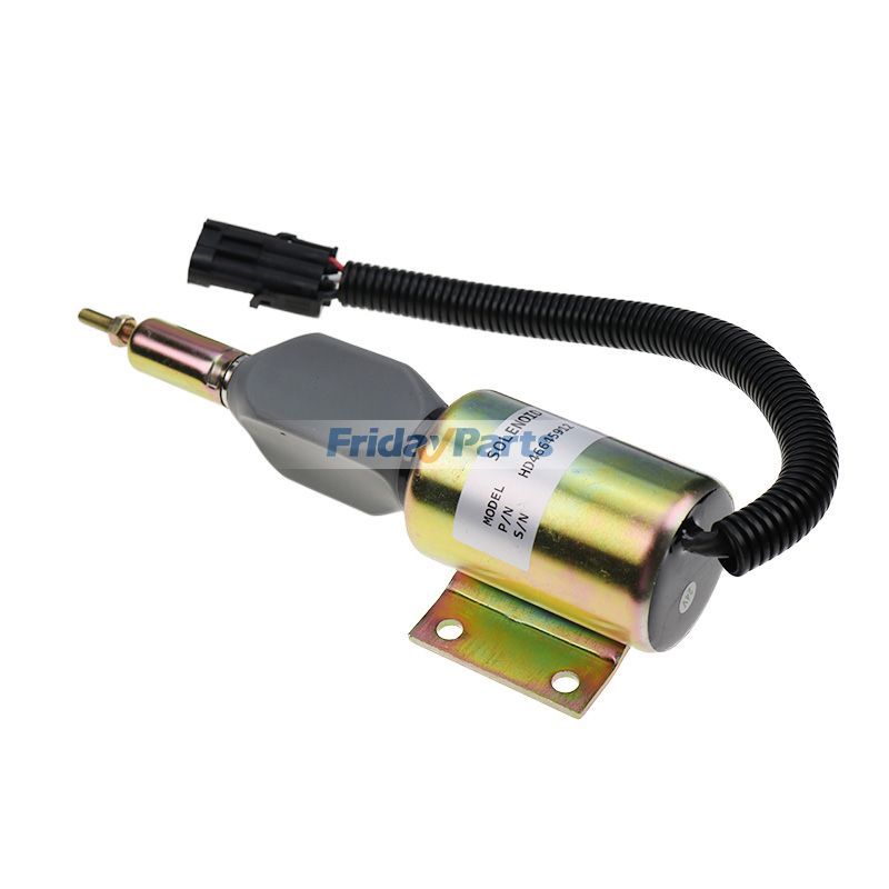 Excavator 24V Fuel Shutdown Solenoid Valve Cummins