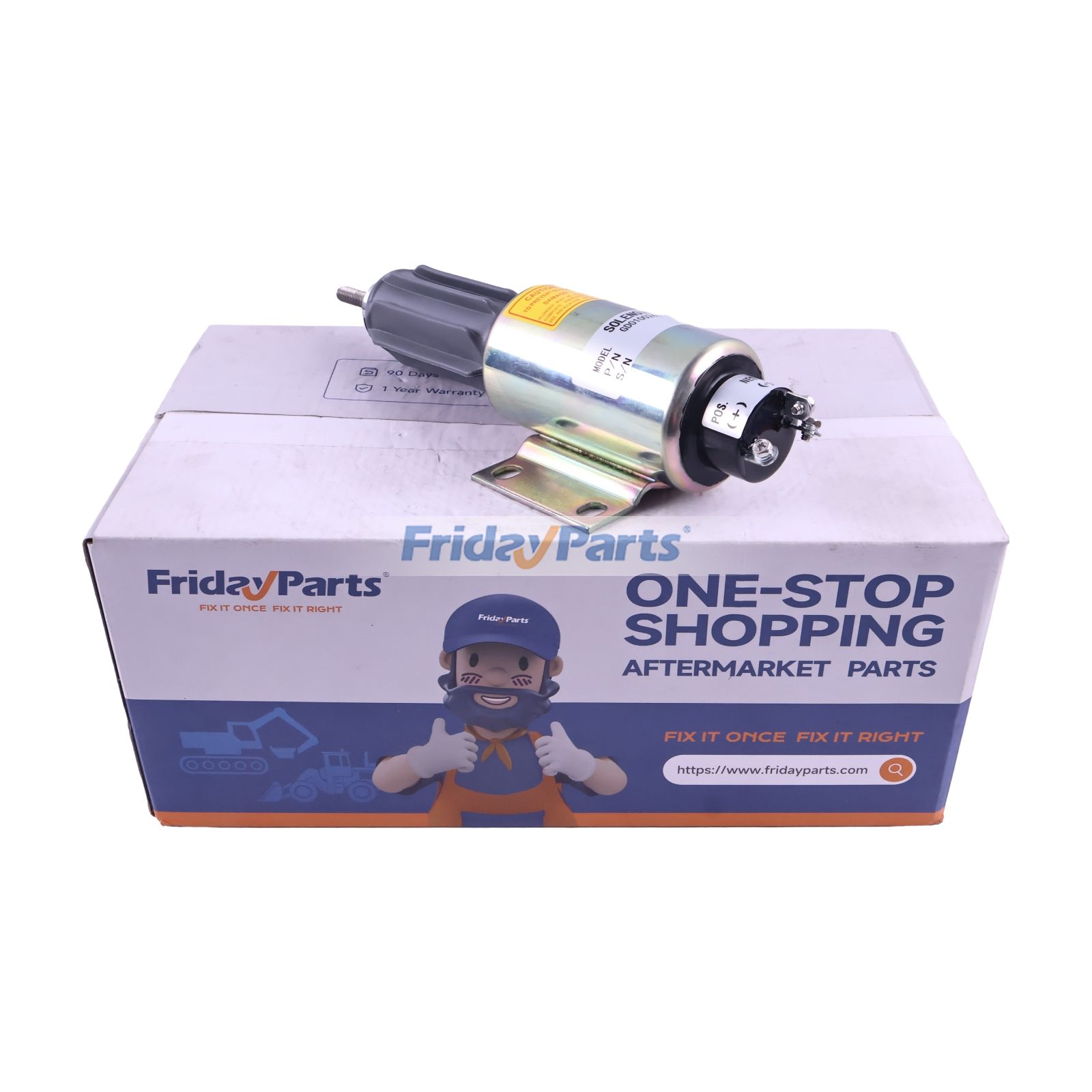 24V Fuel Shutoff Solenoid 2370-24E3U1B5S1A 237024E3U1B5S1A for Woodward with Diesel Engine