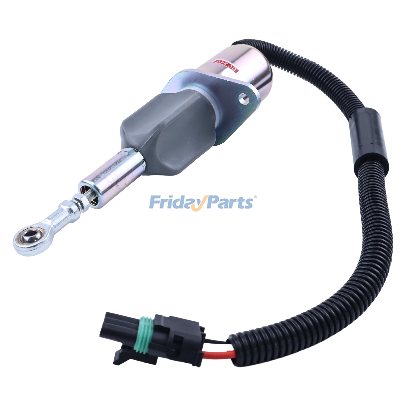 Solenoide de corte de combustível 24V RE504223 1755ES para motor John Deere 7.6L 6076 8.1L 6081, colhedora 653E, raspador 762B para Motor,Outros Equipamentos Agrícolas