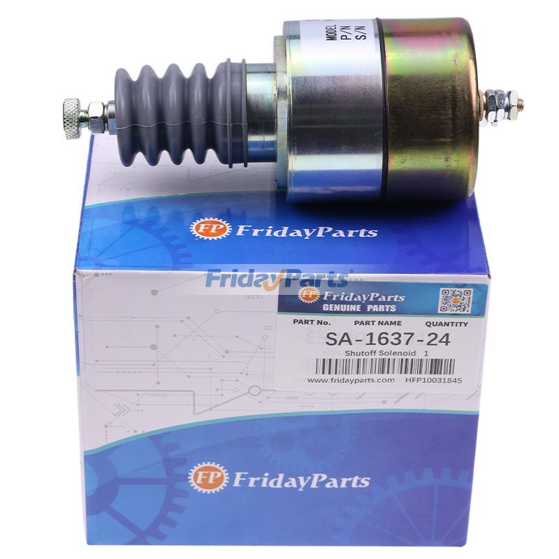 24V Fuel Shutoff Solenoid SA-1637-24 MEP002A-MEP003A for Woodward