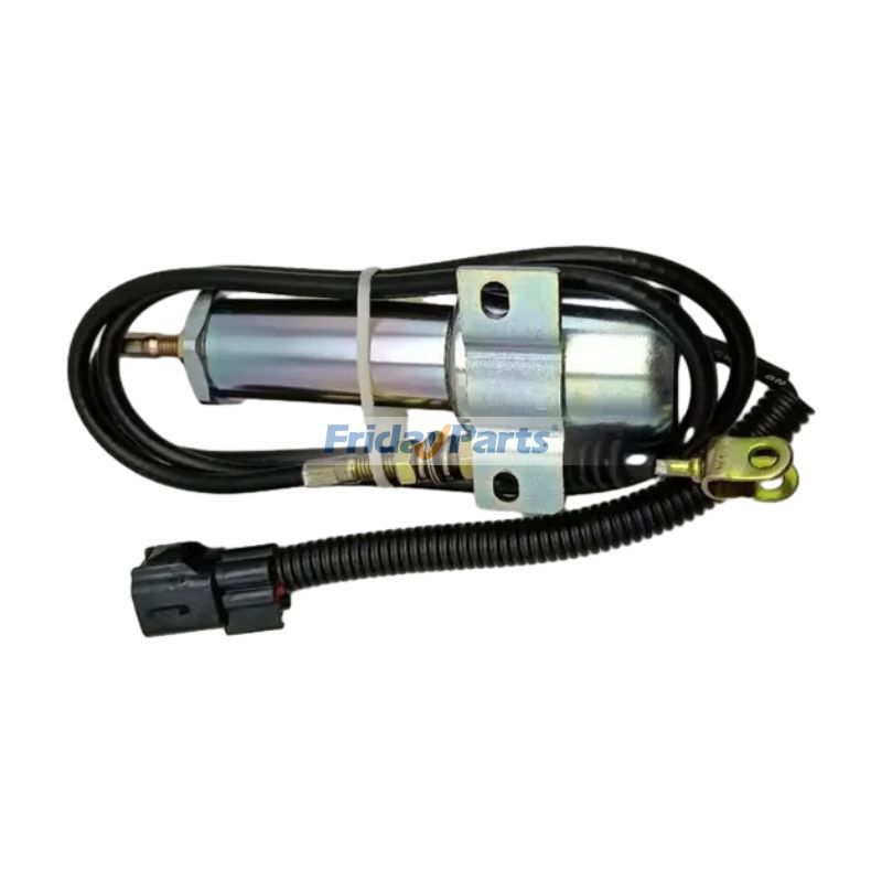 24V Fuel Shutoff Stop Solenoid 11N6-66090 for Hyundai Excavator R210-7H R220LC-7H R220LC-9SH R210LC-7H