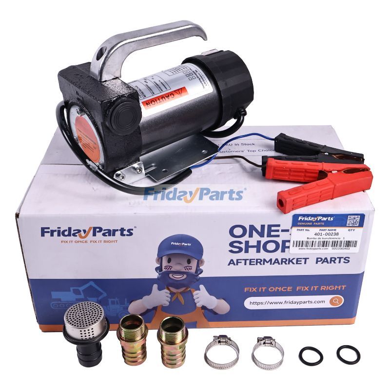 24V Fuel Transfer Pump 401-00238 for Doosan Excavator SOLAR 225LC-V 230LC-V 255LC-V 300LC-V 340LC-V 420LC-V DX235LCR