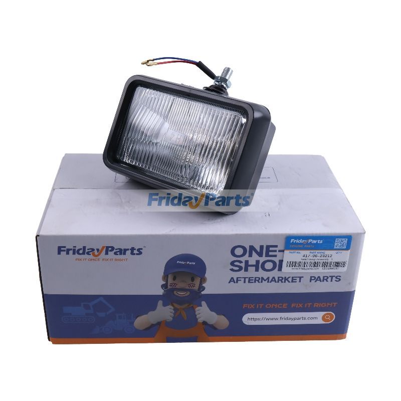 24V Head Lamp Assembly 417-06-23212 for Komatsu Wheel Loader WA100