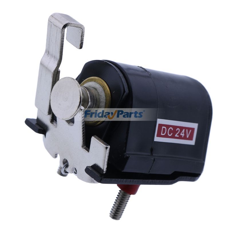 24V Injection Pump Shut Off Solenoid 26387 RE62240 for John Deere Backhoe Loader 500C 510 710D Excavator 590D 595D
