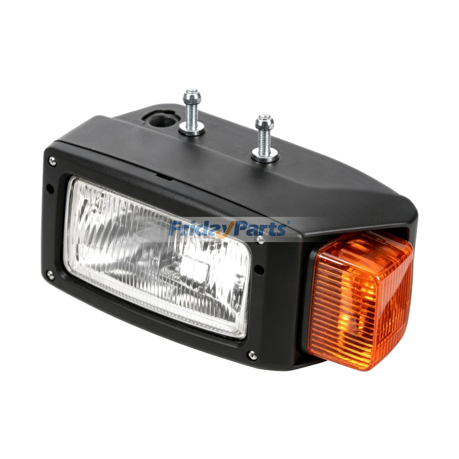 Phare avant gauche 24 V 75249994 pour niveleuse CASE 845, 865, 885, 845DHP, 845B, 865AWD, 865DHP, 865VHP, 865B, 865BAWD, 885AWD, 885B et 885BAWD.