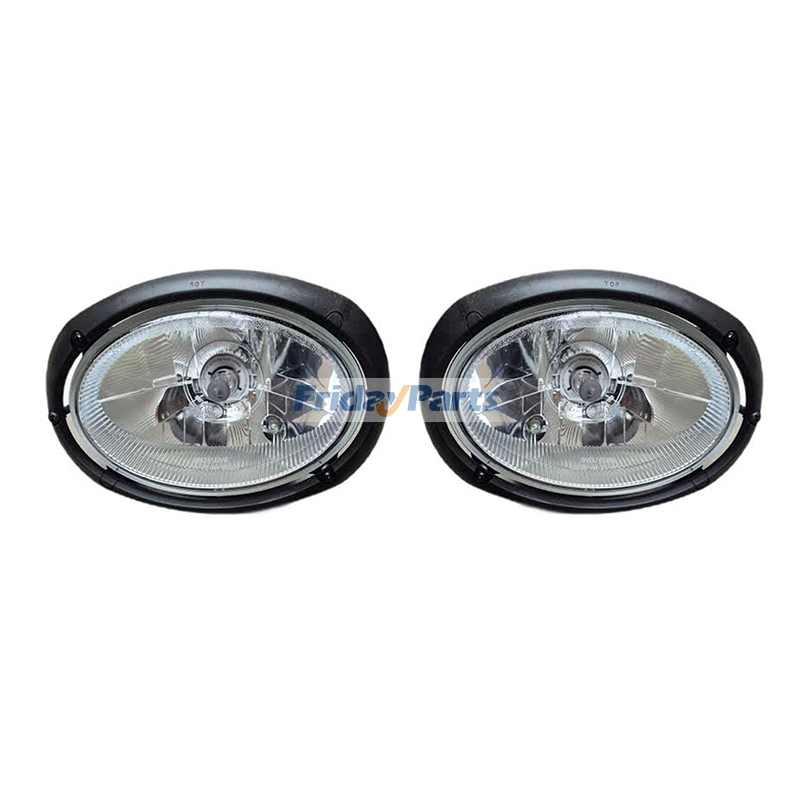 24V Left / Right Hand Headlight 700/50156 700/50155 for JCB Dump Truck 726 Excavator JS130W JS145W JS160W JS175W JS200W