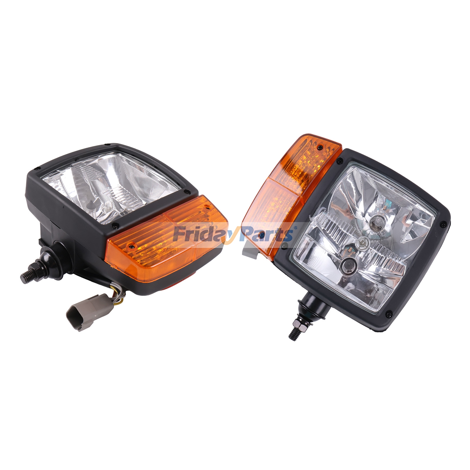 Phares avant gauche et droit 24 V 51455697 51455700 pour chargeuses CASE 521D 521E 521F 521G 621D 621E 621F 621G 721E 721F 721G 821C 821E 821F